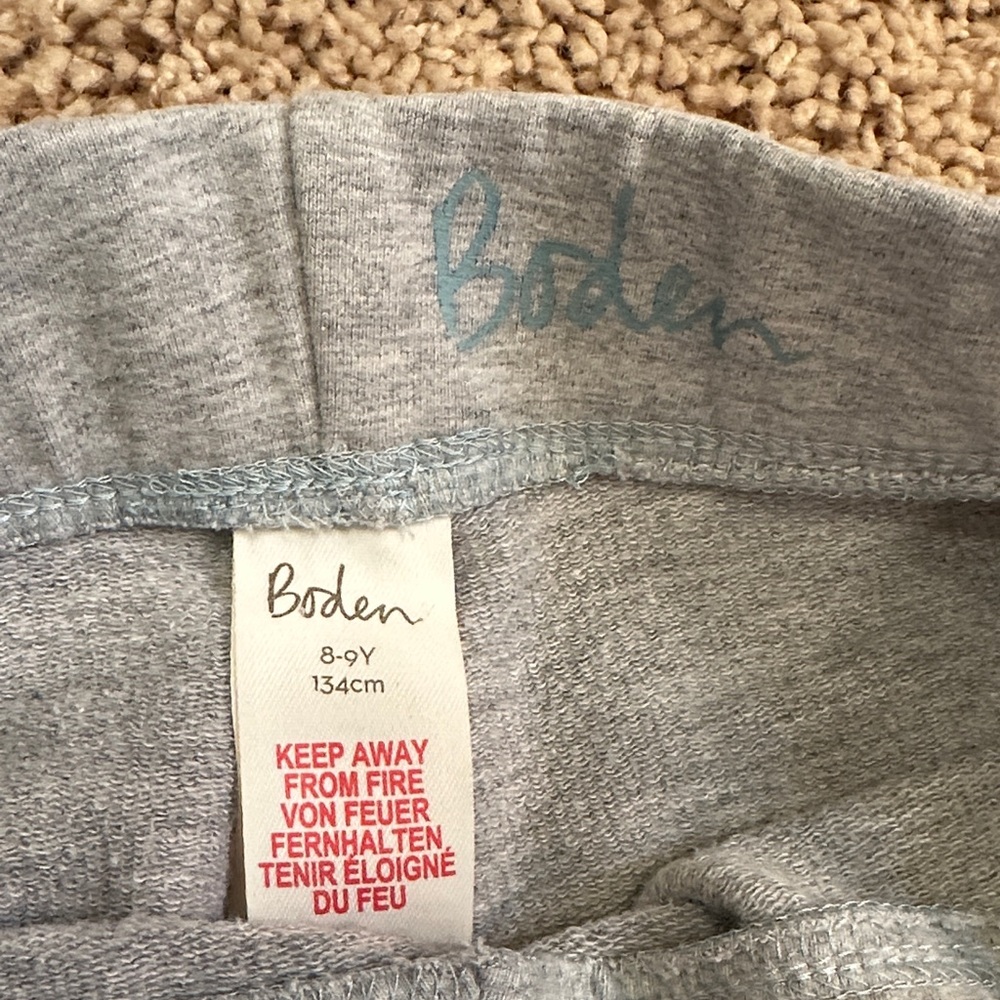 Boden Blue and Gray Leggings Stretchy Athletic Bottoms - Picture 3 of 5